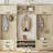 4-In-1 Detachable Hall Tree With Storage, Hooks, And Shoe Bench For Entryway And Hallway Organization-736675464