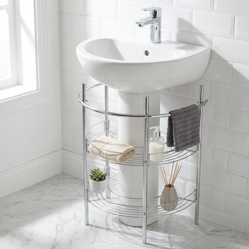 Bathroom Accessories Metal Bathroom Shelves