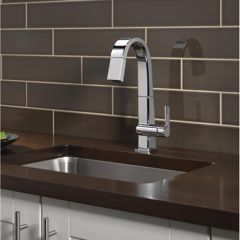Pivotal Pull Down Bar Faucet, Chrome