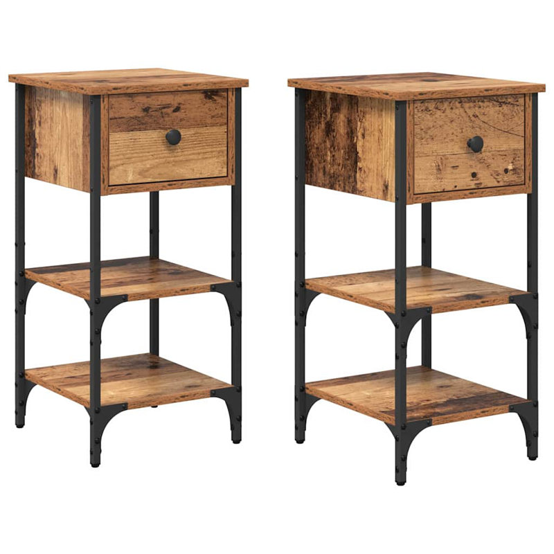 Bedside Cabinet, Old Wood