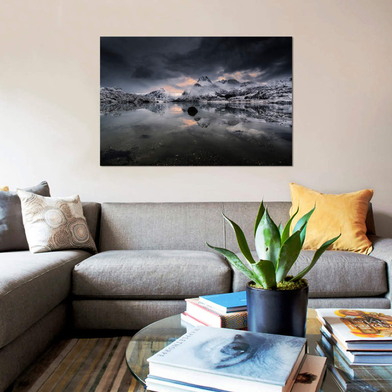 Lofoten, Norvège V par Andreas Stridsberg - impression sur toile tendue, H 8 po x l 12 po x P 0,75 po, Toile tendue