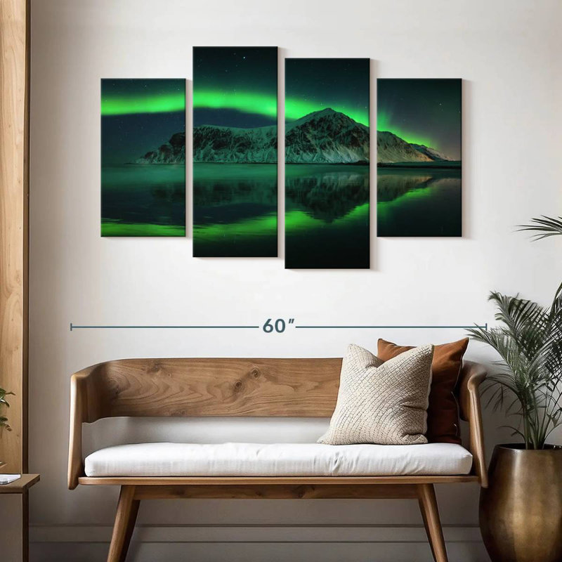 Alvord Northern Lights Landscape, 32" H x 52" W