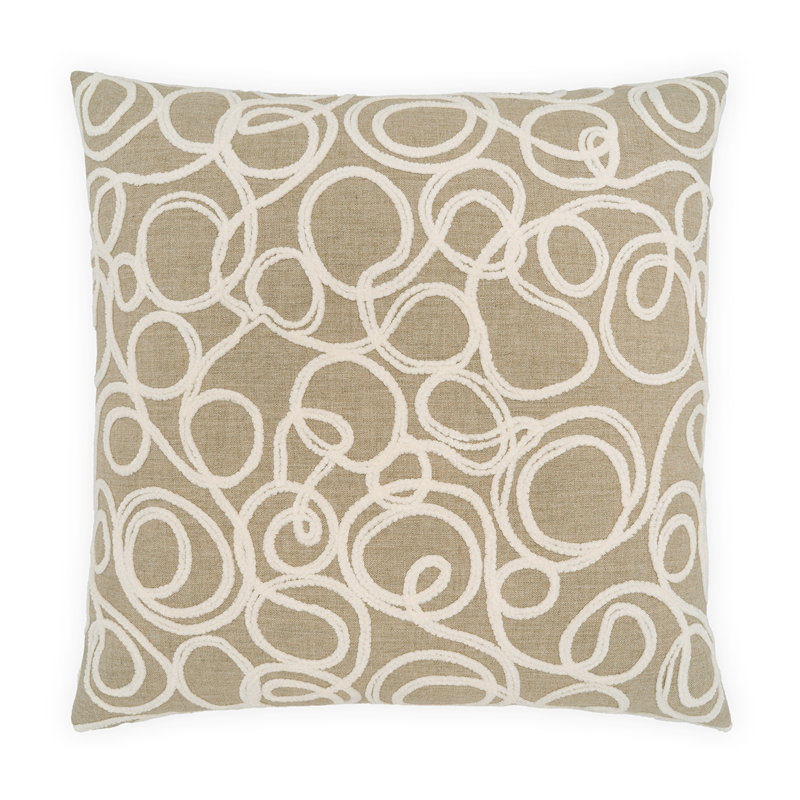 Ovalu Square Pillow Cover & Insert, Square 24"