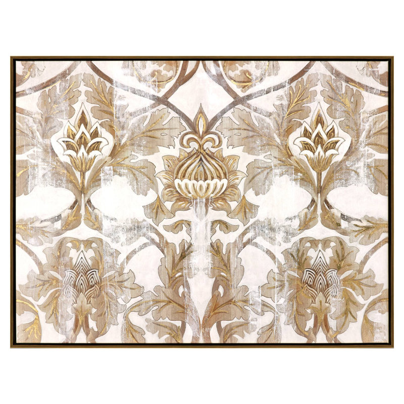 Golden Scroll Print by Jardine