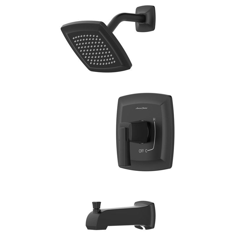 American Standard Townsend Bathtub Faucet and Shower Trim Kit, Matte Black