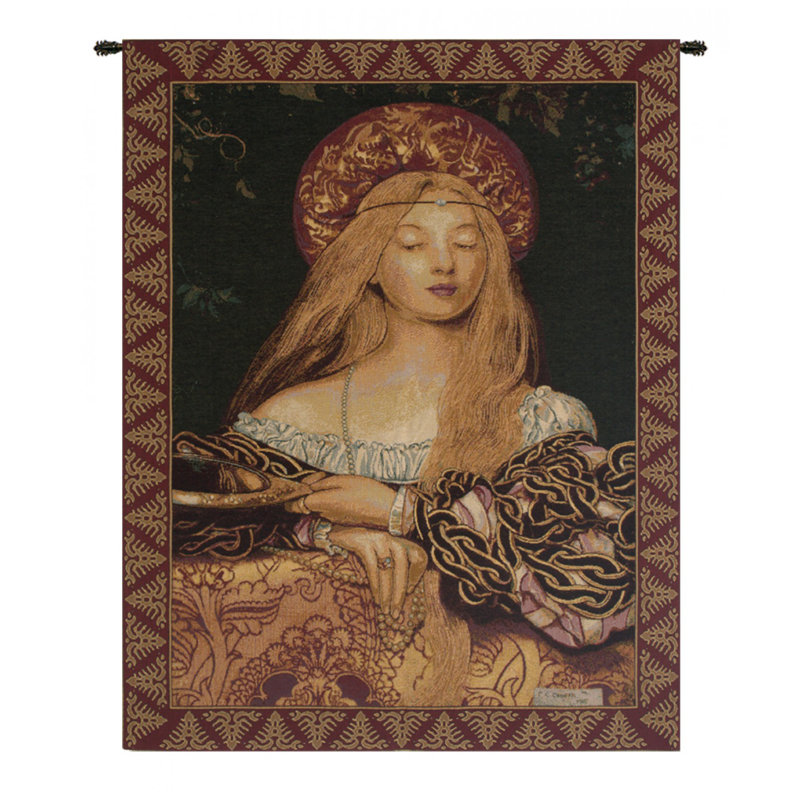 Italian Loom Woven Cotton Blend Wall Hanging, 54" H x 38" W