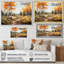 Atthia orange et forêt jaune Aspen II - impression-1608106871-1608106870