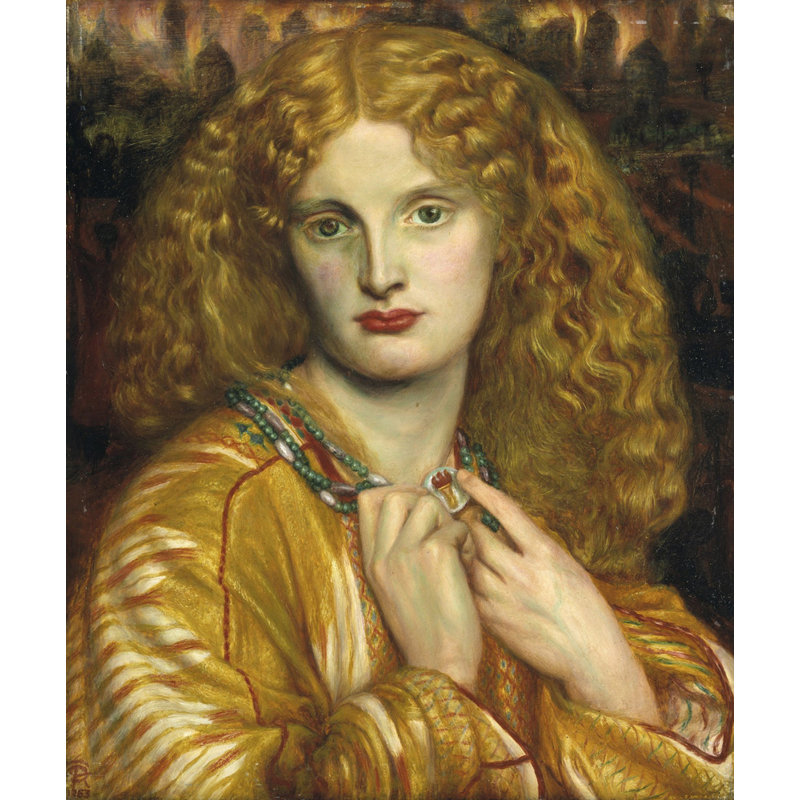 Hélène de Troie, H 18 po x l 15 po
