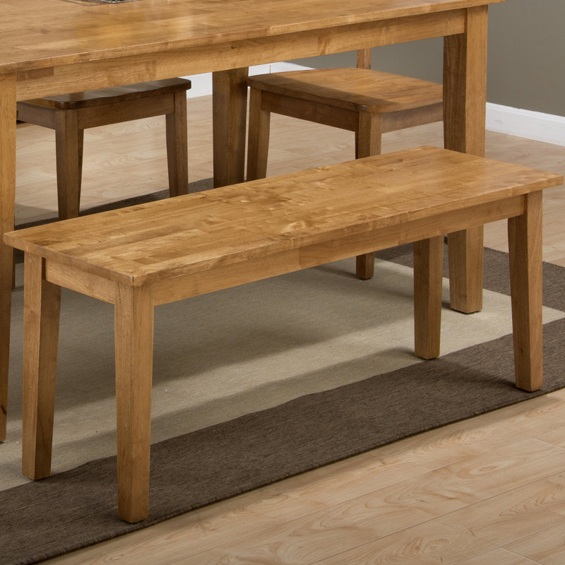 Solid Wood Bench, Honey
