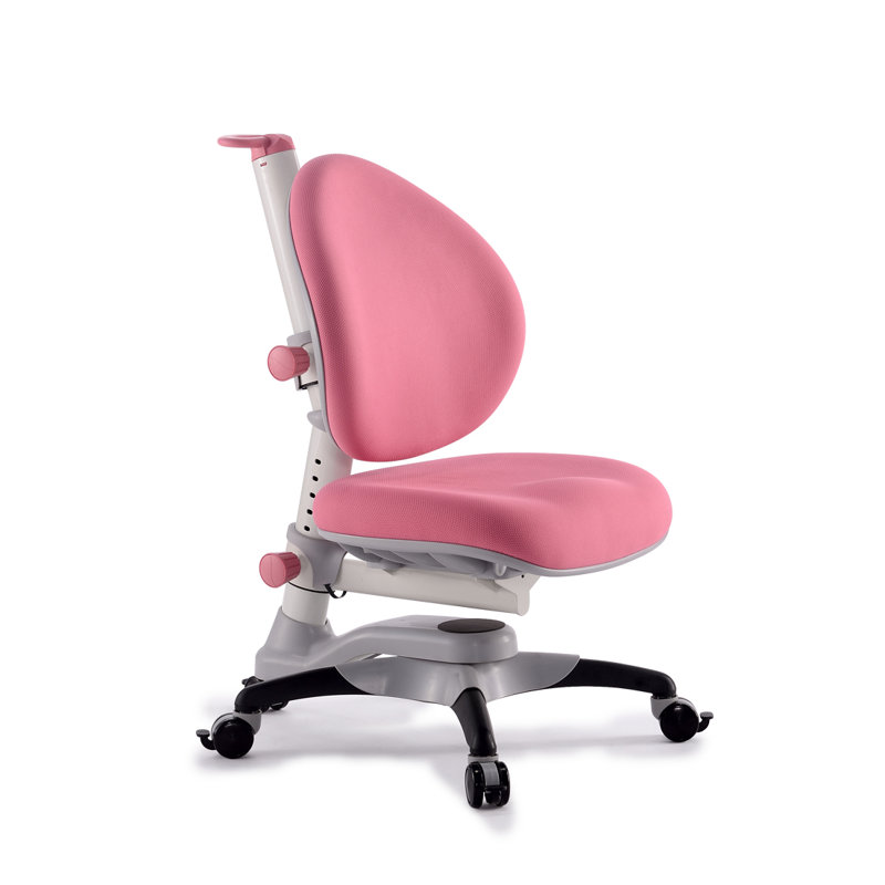 Kids Adjustable Height Desk Or Activity Chair Chair and Ottoman, Pink