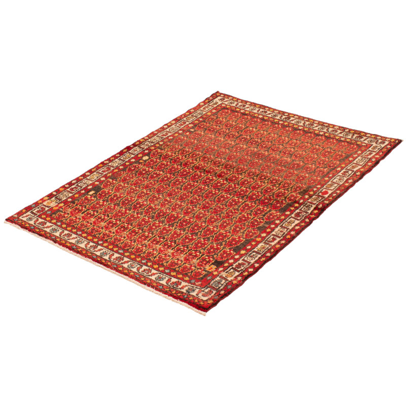Tapis rouge Eyan 4 pi 6 po x 6 pi 5 po