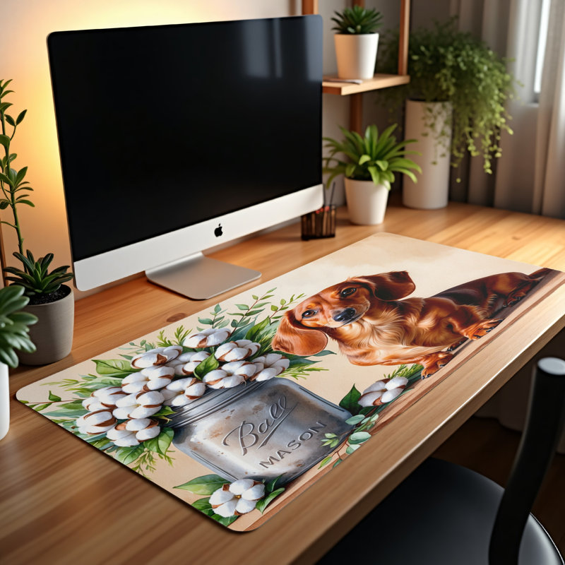 Polyester Desk Pad, 31.5x15.5