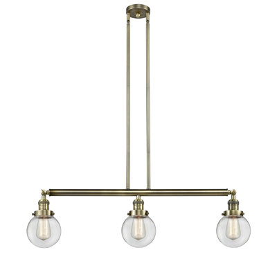 Lorri 3 - Light Kitchen Island Pendant