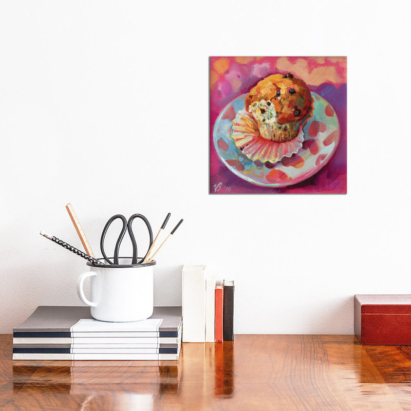Muffin 1 Piece Wrapped Canvas Painting, 30.48 cm H x 30.48 cm W