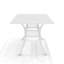 Cheetara Rectangular Metal Outdoor Dining Table With Umbrella Hole , 149.5cm cm W 89cm cm D-1676972647