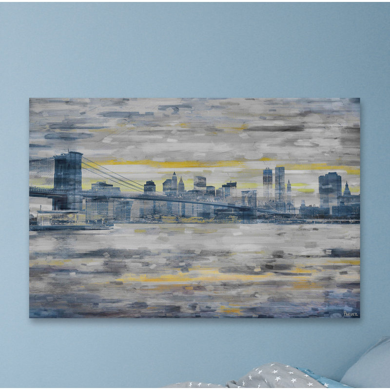 «From Across the Water», reproduction sur toile tendue, H 20 po x l 30 po x P 1,5 po