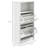 Shoe Storage Cabinet With Open Compartment And 2 Flip Drawers Shoe Cabinet, Open Cabinet