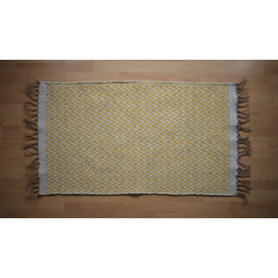 Paule Rectangle Chevron Hand Woven Area Rug