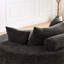 Canapé-lit simple en mousse 55 po Chenille-105528334