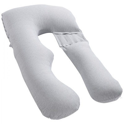 Pregnancy Pillow U-Shaped Full Body Maternity Pillow Ultra-Soft and Breathable