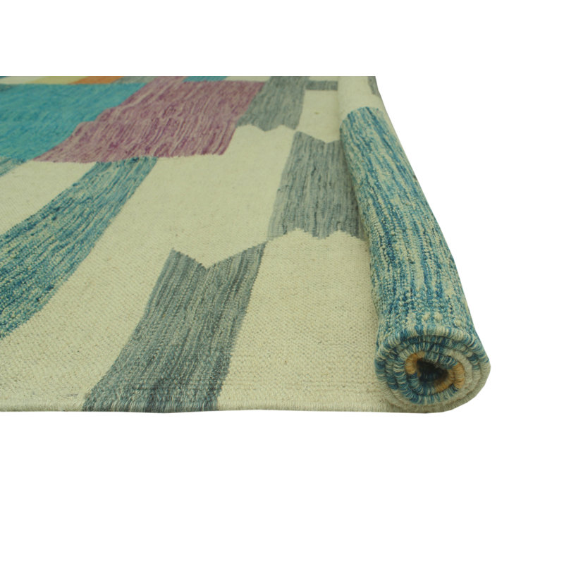 Canika Wool Striped and Geometric Indoor Rug