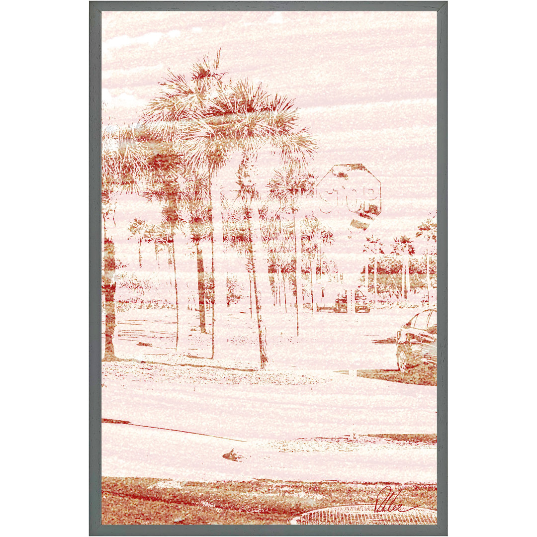 Bronze Palm - Single Picture Frame Graphic Art