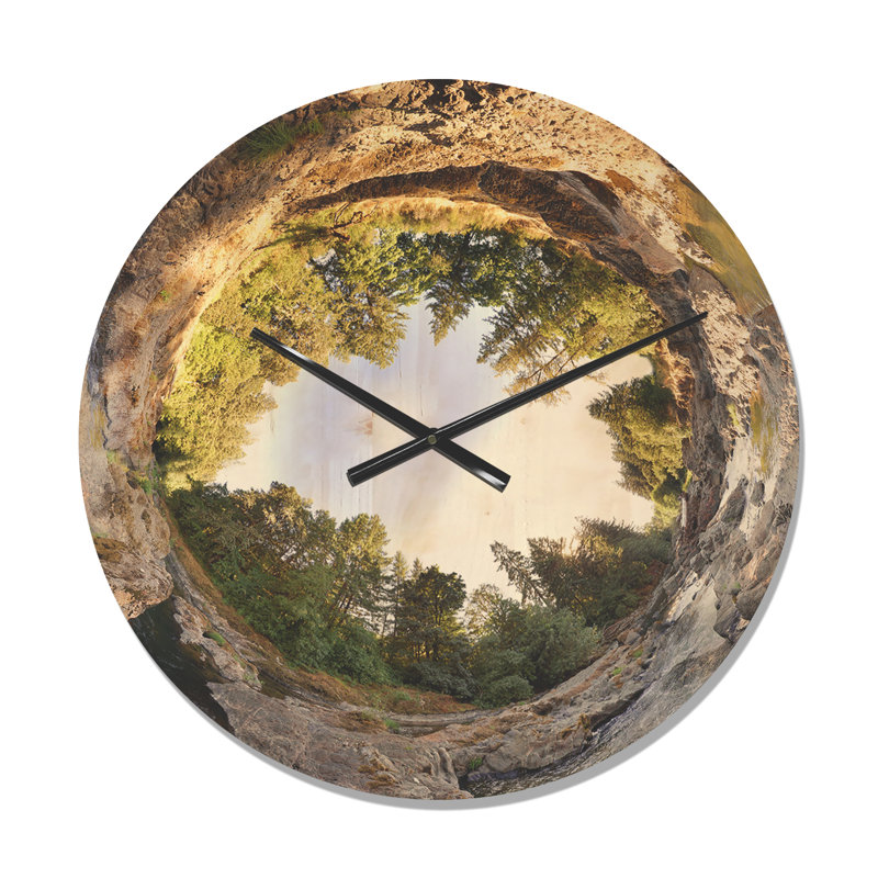 Horloge murale Wild River, Moyen