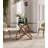 Shirehampton Round Glass Top Solid Wood Base Dining Table-99007254