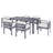 7-Piece Patio Dining Table Set, Outdoor furniture sets ,Patio Table and Chairs Set-826723927-826723928