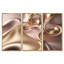 Subtile sophistication en rose exquis et doré - reproduction d'art sur toile 3 pièces-87538250-87538249