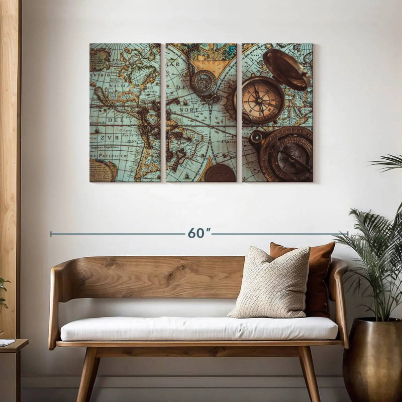 Aletra Maps, 28" H x 45" W