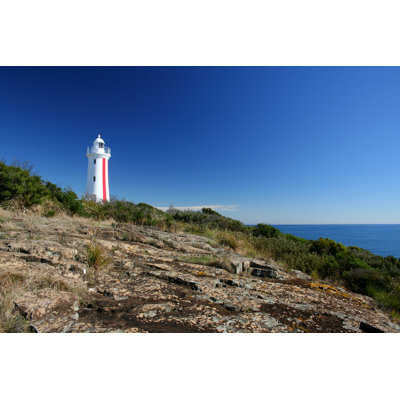Bluff Lighthouse by Czardases - Wrapped Canvas Print