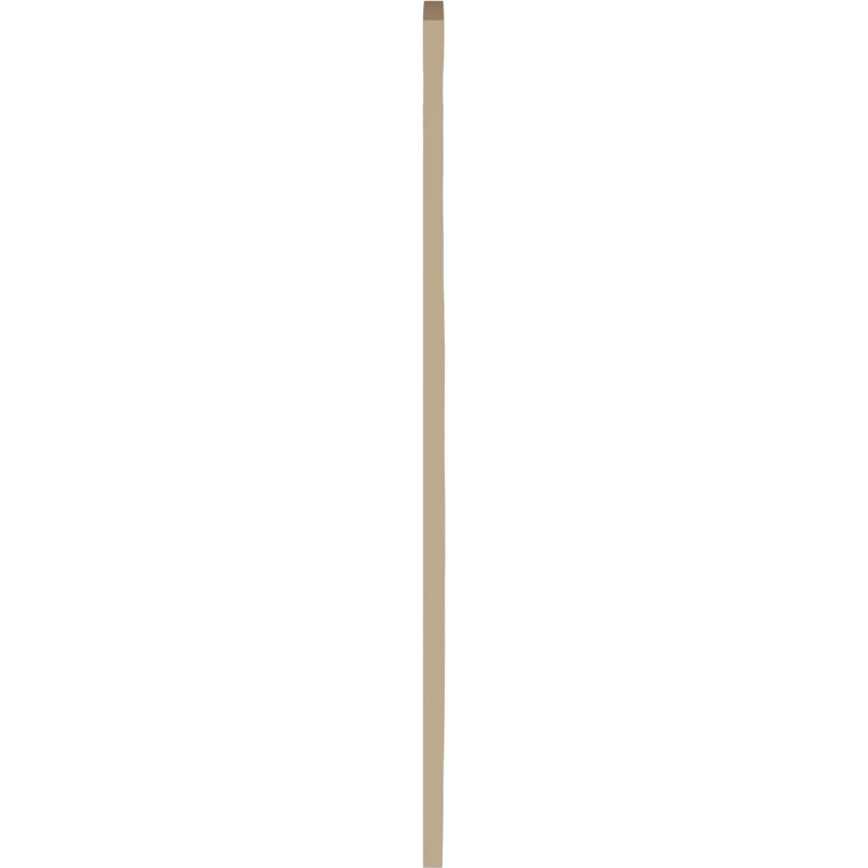 Timberthane deux panneaux plats égaux avec volets elliptiques en faux bois (par paire), 12", 84"