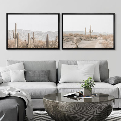 «Southwest Desert Cactus», 2 pièces