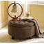 Table basse ronde avec rangement 25 pouces-9434481