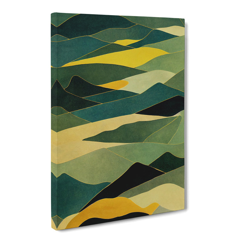 Forest Patchwork Vol.1 - Wrapped Canvas, 76cm H x 50cm W x 3cm D