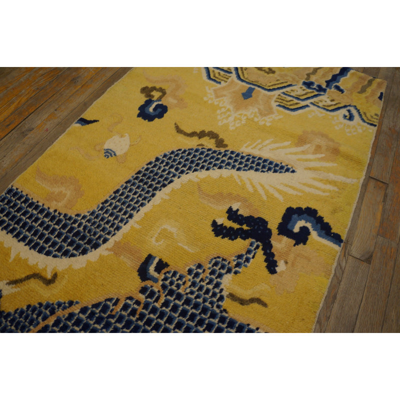 Hand Knotted Wool Floral Area Rug