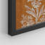 «Abstract Floral Botanical Toile Flower», reproduction de papier encadrée sur papier, 8 pièces-92573697-92573700