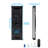 16" Smart LED Wall Sconce, Modern Outdoor Commercial Wall Washing Lighting, 100-265V, RGBCW Color Changing, Black-432857317