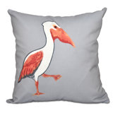 Beach Vacation Reversible Throw Pillow