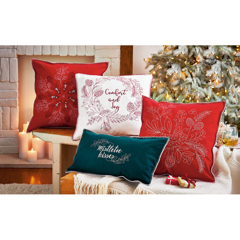 Snowflake Pinecone Pillow