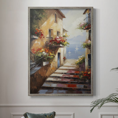 LANDSCAPES Series CCLXXVII Framed Print - Solid Wood