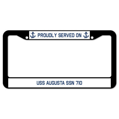 Fièrement servi sur un cadre de plaque USS AUGUSTA SSN 710