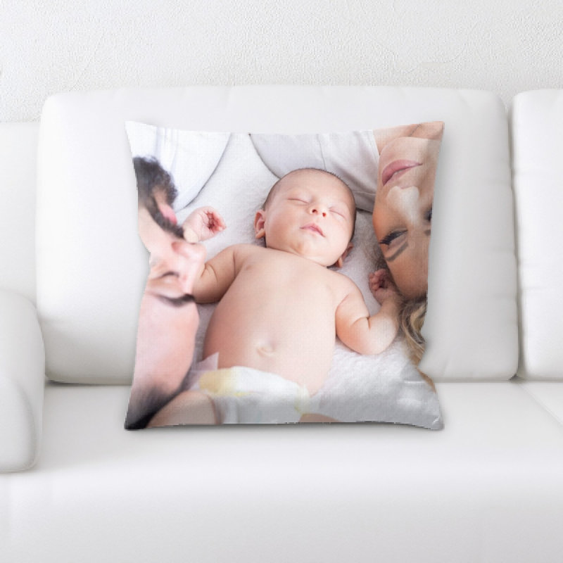 Housse et insert de coussin carré Family