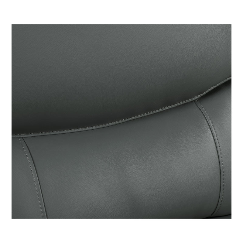 Genuine Leather Sofa, Gray