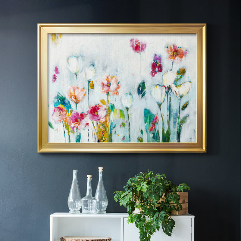 " Remembering Time " Print, 26" H x 38" W x 1.5" D, Gold