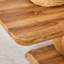 Table basse moderne et simple de luxe moderne de couleur bois
