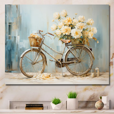 Bicycle Tranquil Pedaling By The Beach VI - Bicycle Wall Art