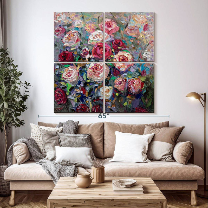 Harnek roses en fleurs