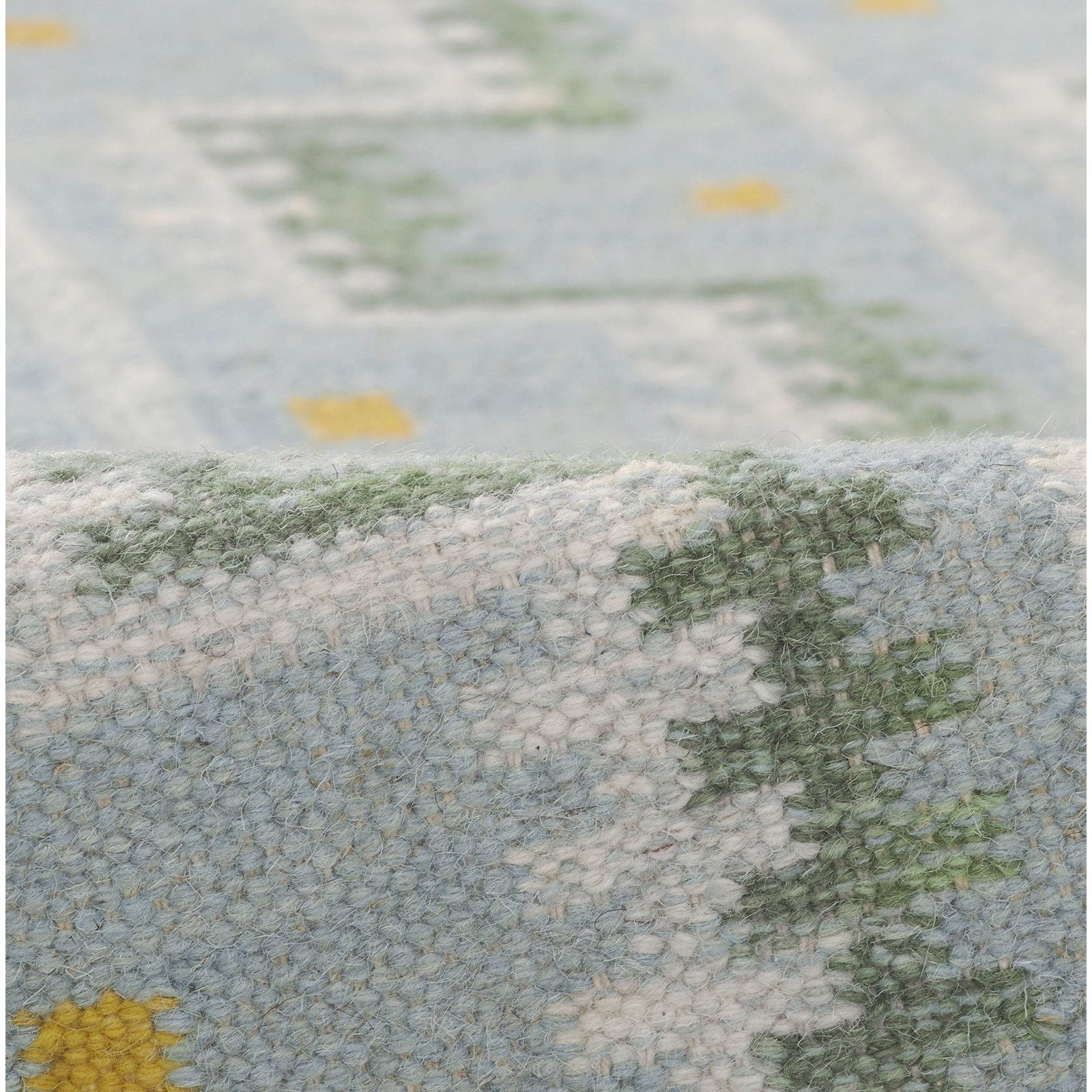 Freya Hand-Woven Geometric Wool Rug, Rectangle 9' x 12'